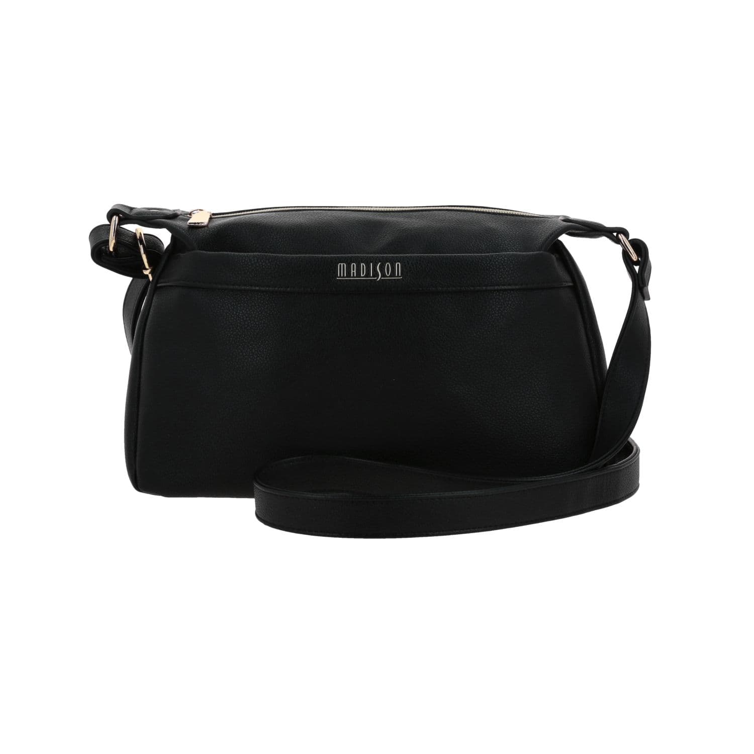 Bolsa de Lado para Dama Madison by Chenson Negra con Amplio Compartimento, modelo MD25112-3