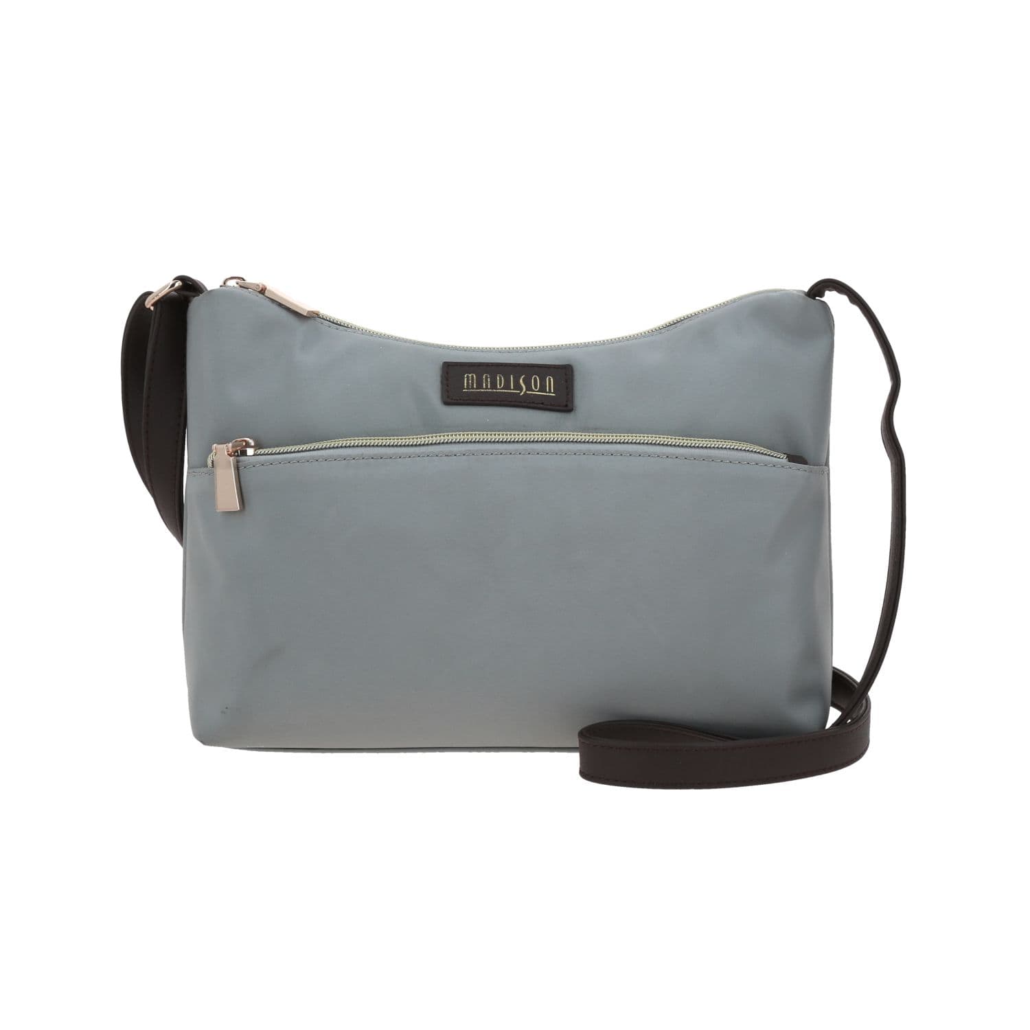 Bolsa de Lado Madison Gris para Dama | Bandolera Ajustable, modelo MD25121-2