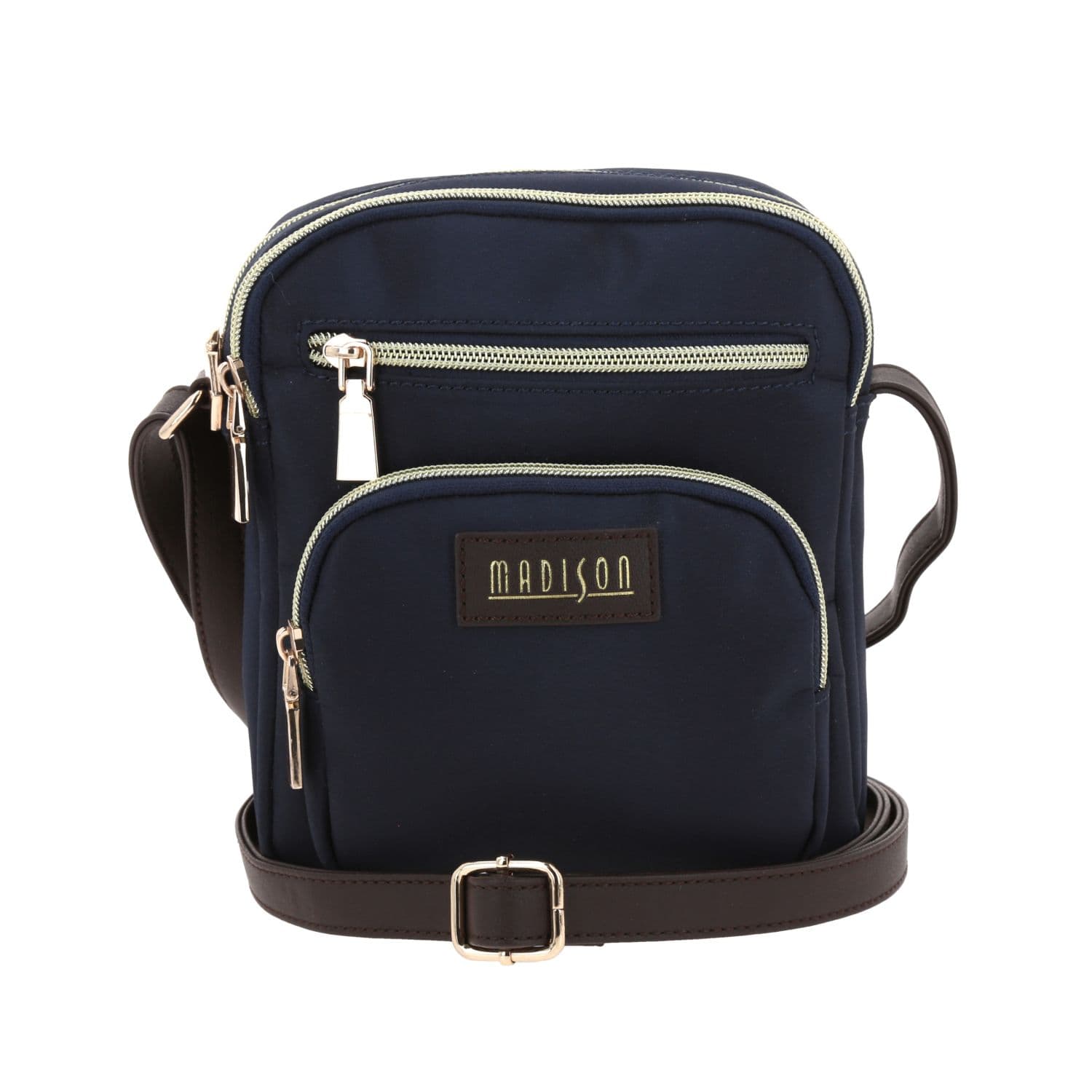 Bolsa de Lado para Dama Madison by Chenson Azul con Doble Compartimento, modelo MD25122-9