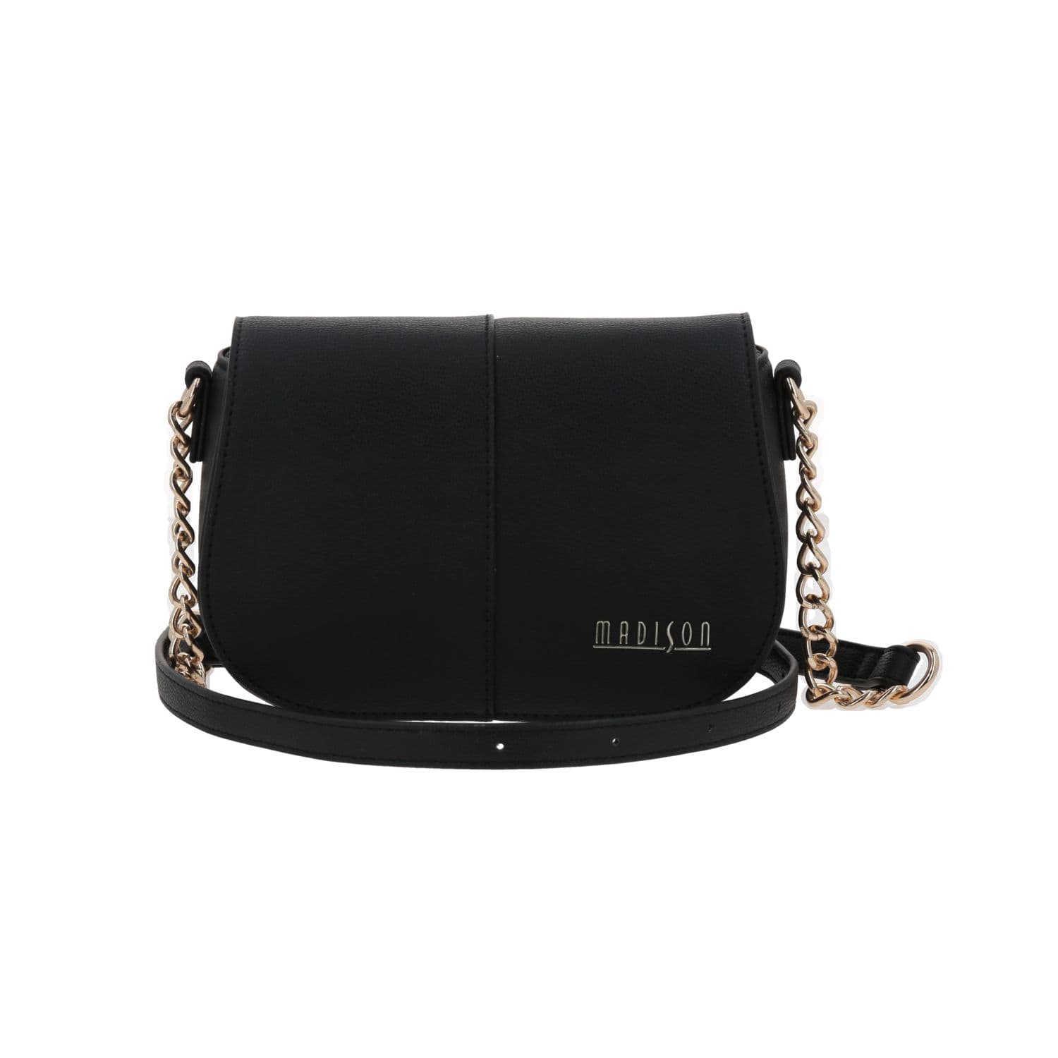 Bolsa de Lado para Dama Madison by Chenson Negra con Asa Ajustable, modelo MD25130-3