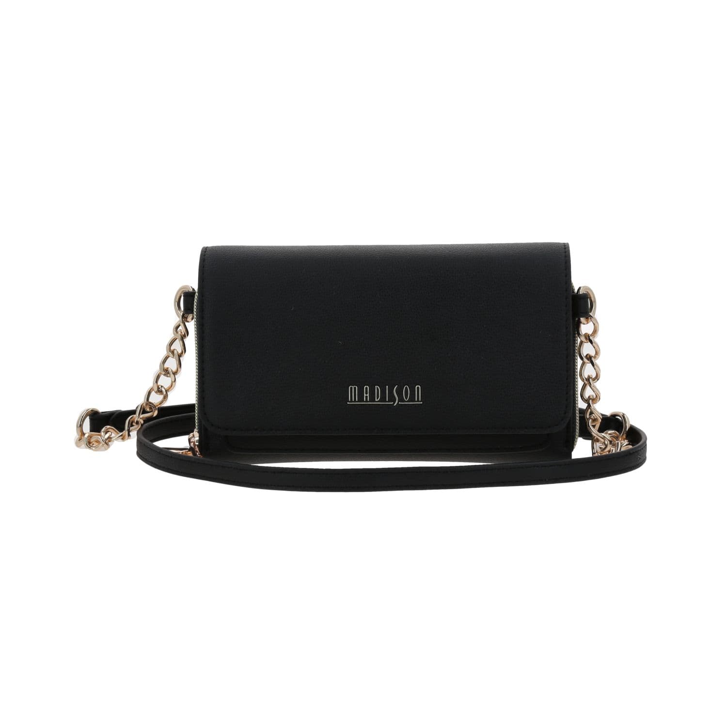 Bolsa de Lado Madison Negro para Dama - Bandolera con Tarjetero, modelo MD25131-3