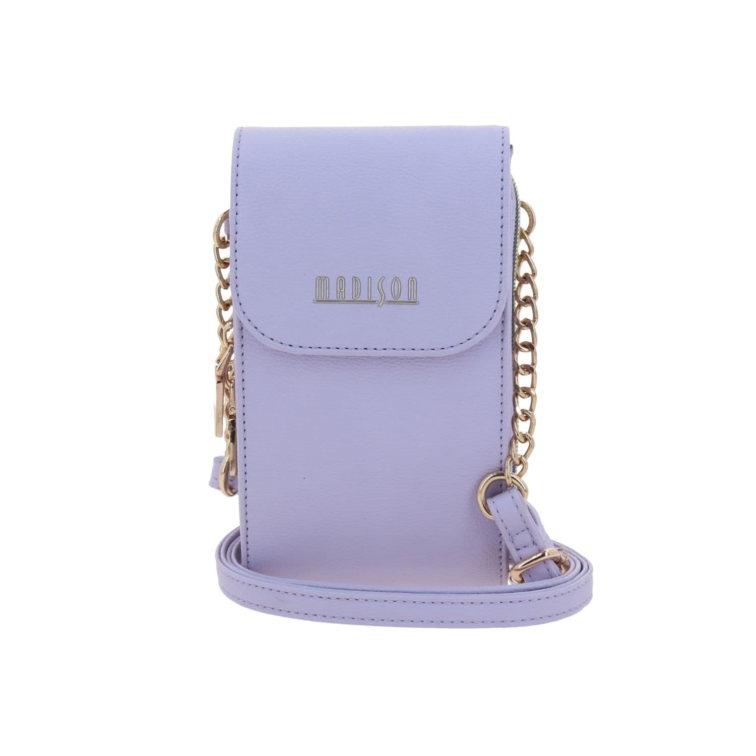 Cartera Mujer Madison Violeta Triple Compartimento Tarjetero, modelo MD25135-V