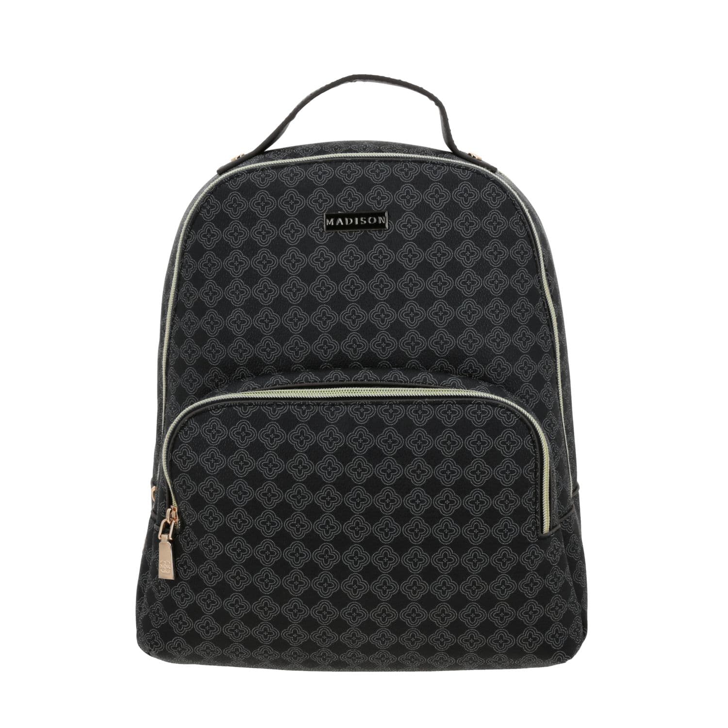 Mochila para dama Madison by Chenson color negro con doble compartimento, modelo MD25150-3
