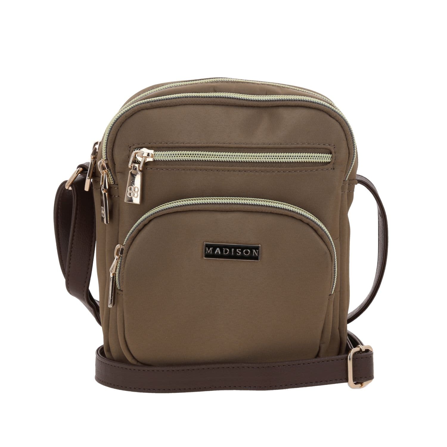 Bolsa de Lado para Dama Madison by Chenson Color Café - Estilo y Funcionalidad, modelo MD25162-B