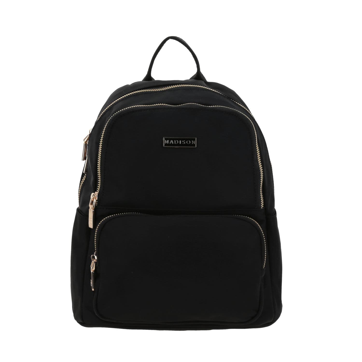 Mochila para dama Madison by Chenson negra con diseño funcional y elegante, modelo MD25164-3