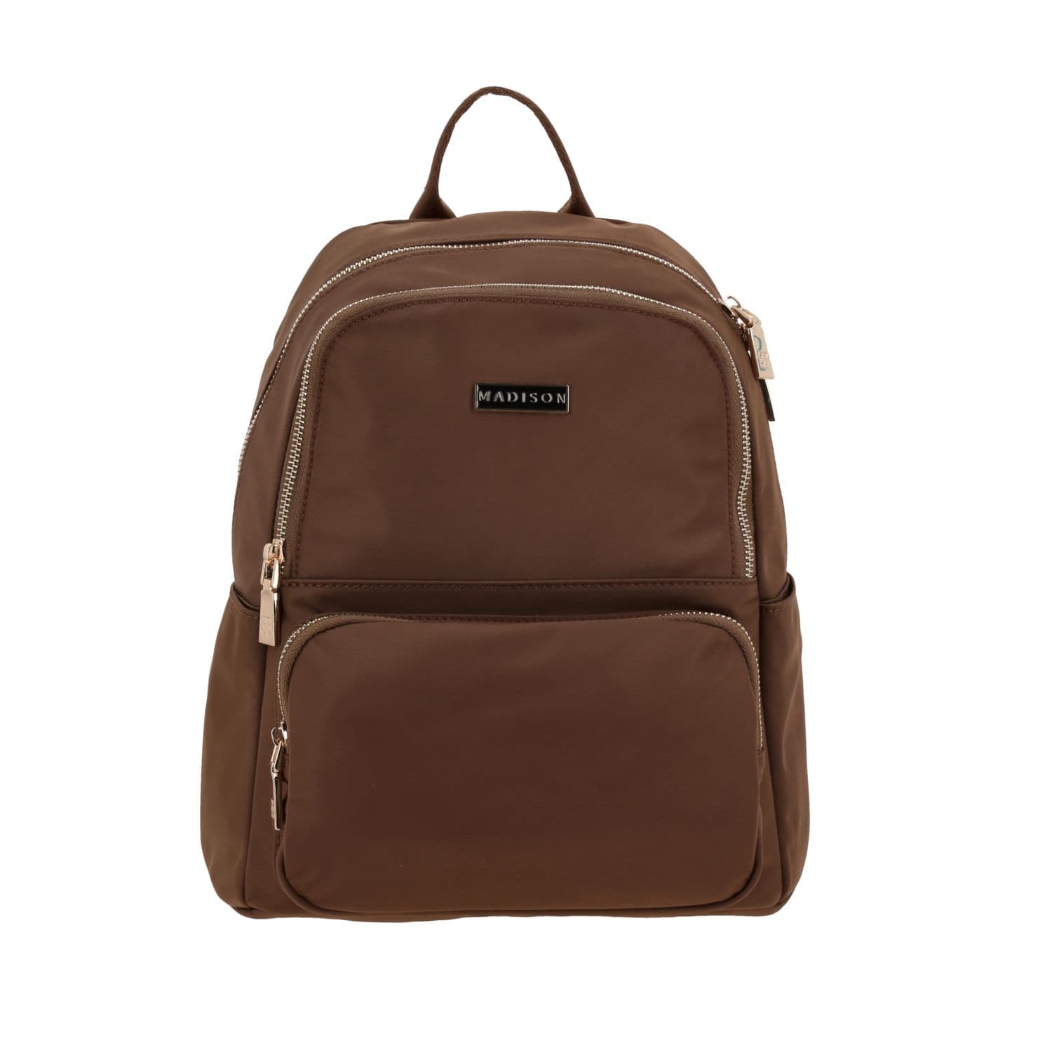 Mochila para dama Madison by Chenson Café con diseño funcional y moderno, modelo MD25164-B