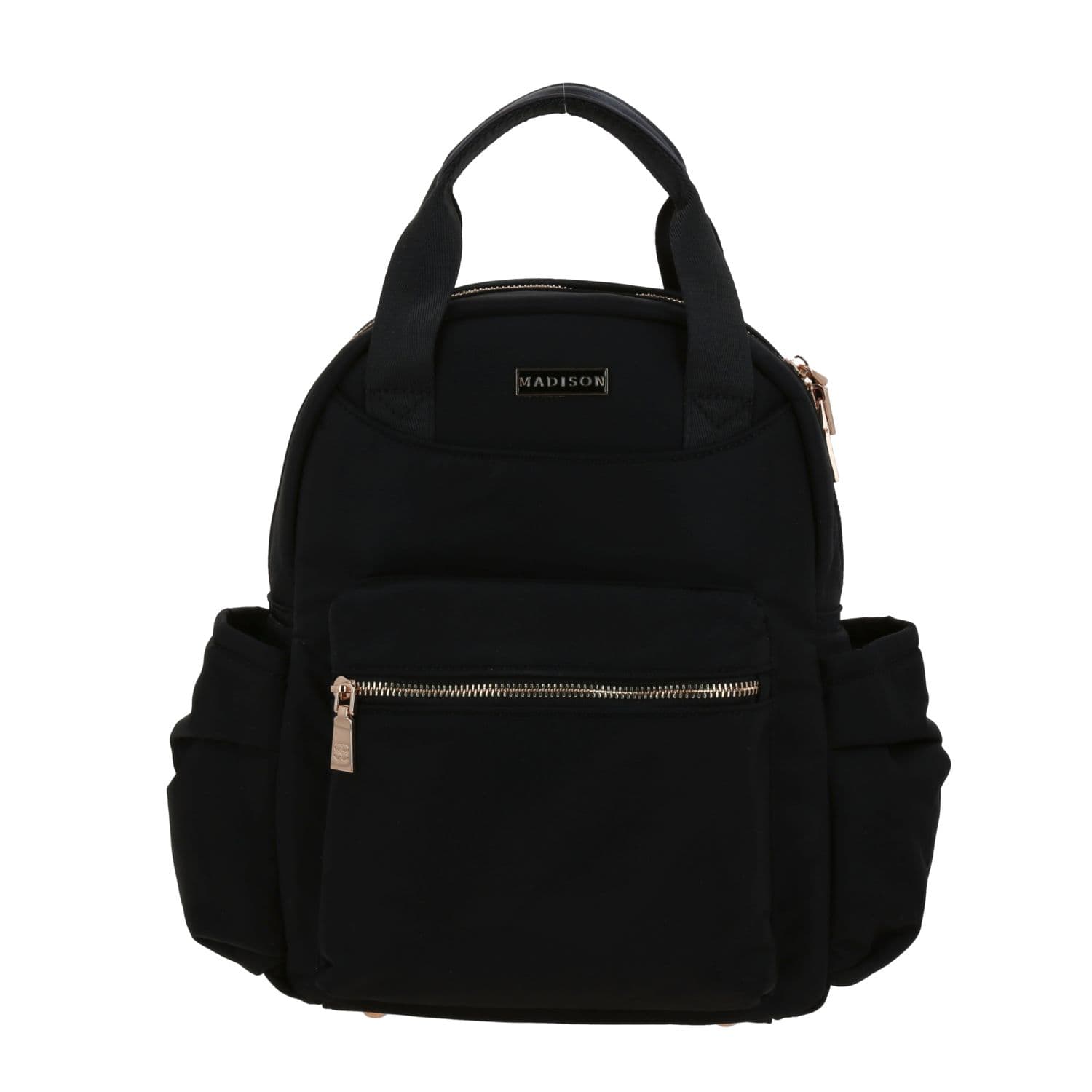 Mochila para dama Madison by Chenson negra con funcionalidad y estilo, modelo MD25166-3