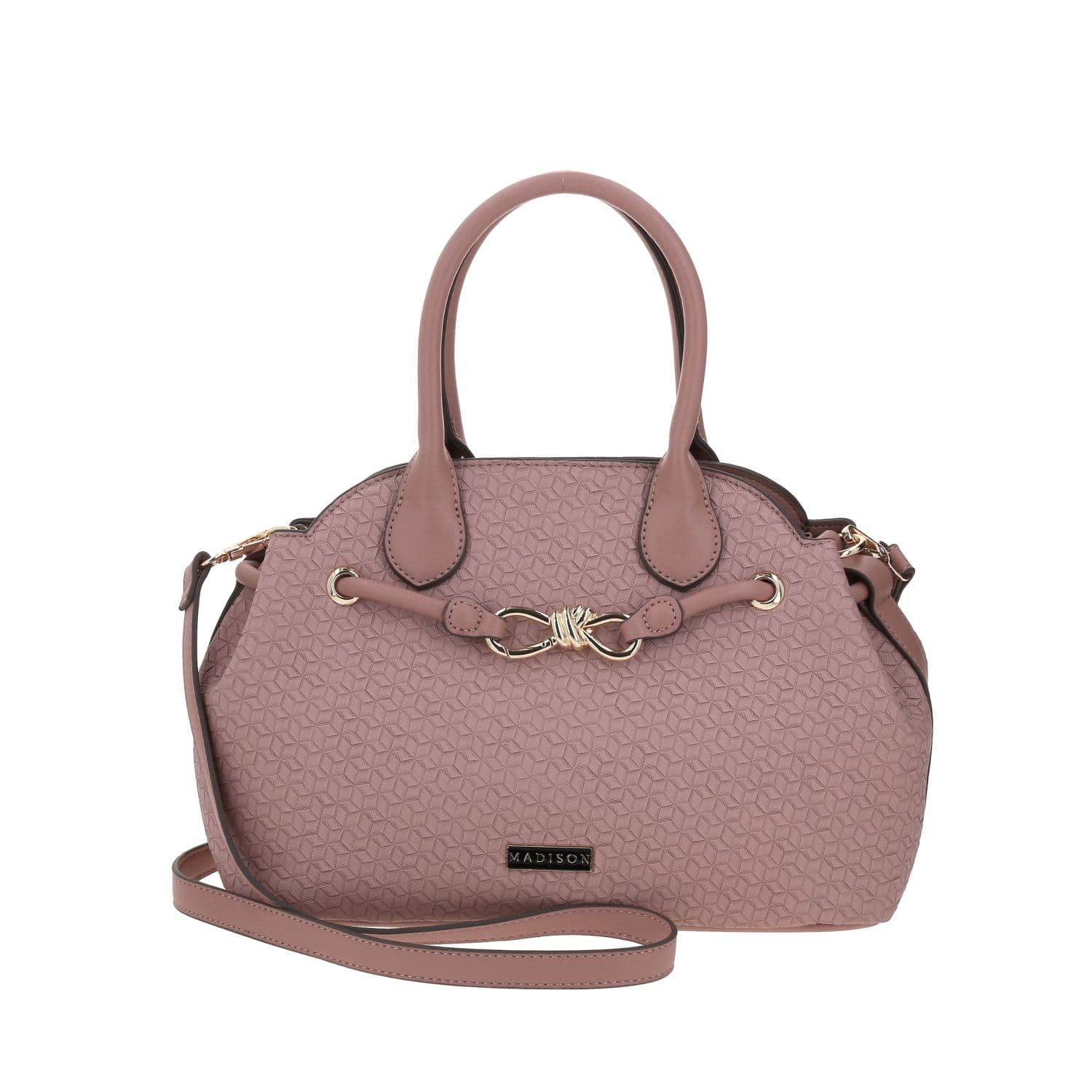 Bolsa de Mano para Dama Madison by Chenson Rosa con Asa Ajustable, modelo MD25176-P