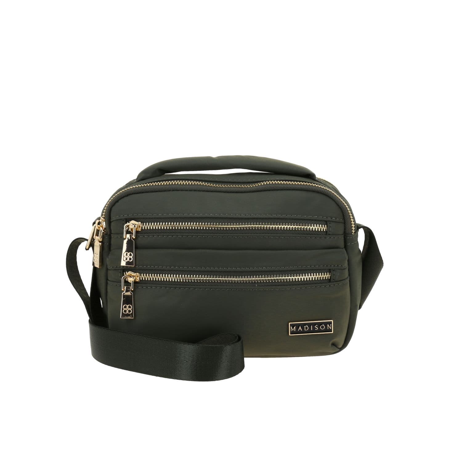 Bolsa de lado para dama Madison by Chenson Verde Seco con estilo moderno, modelo MD25180-A