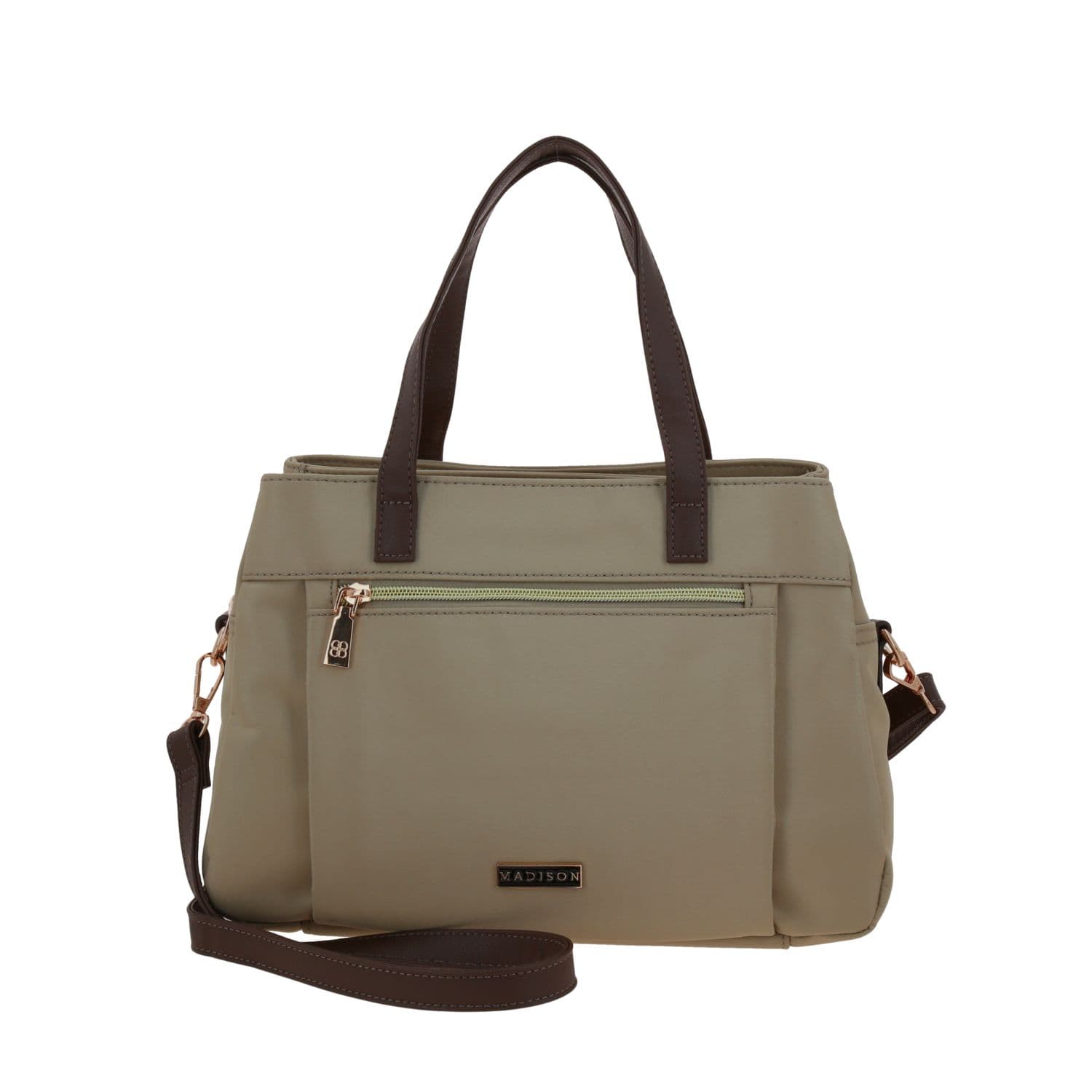 Bolsa de Mano para Dama Madison by Chenson Camel con Estilo Moderno, modelo MD25182-8