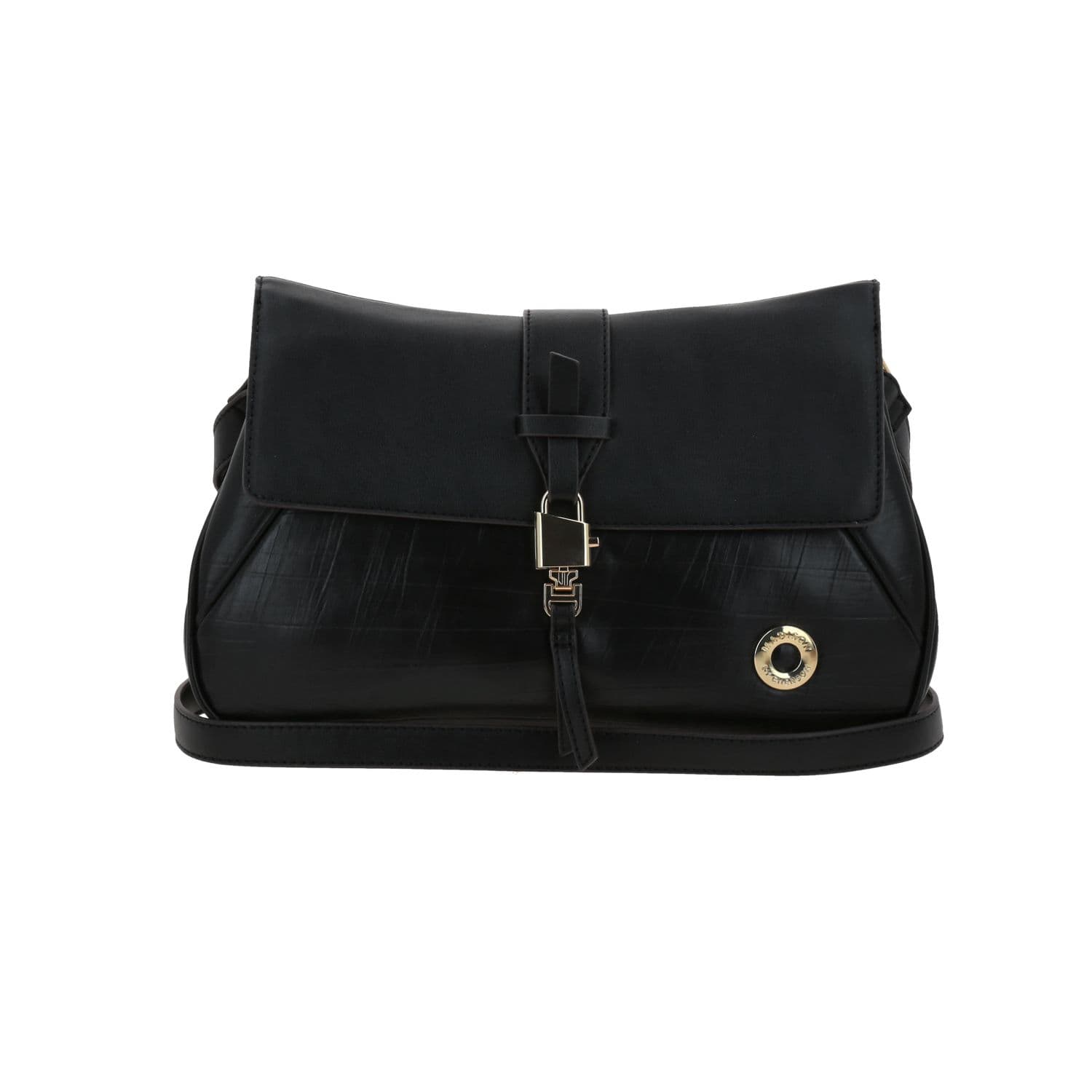 Bolsa de Lado Madison Negro | Bandolera Ajustable para Dama, modelo MD26006-3