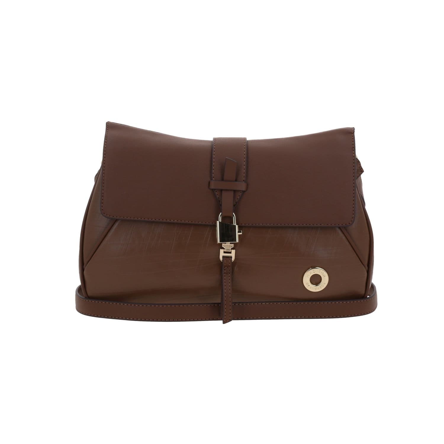 Bolsa de Lado Bandolera Madison Café | Ajustable para Mujer, modelo MD26006-B