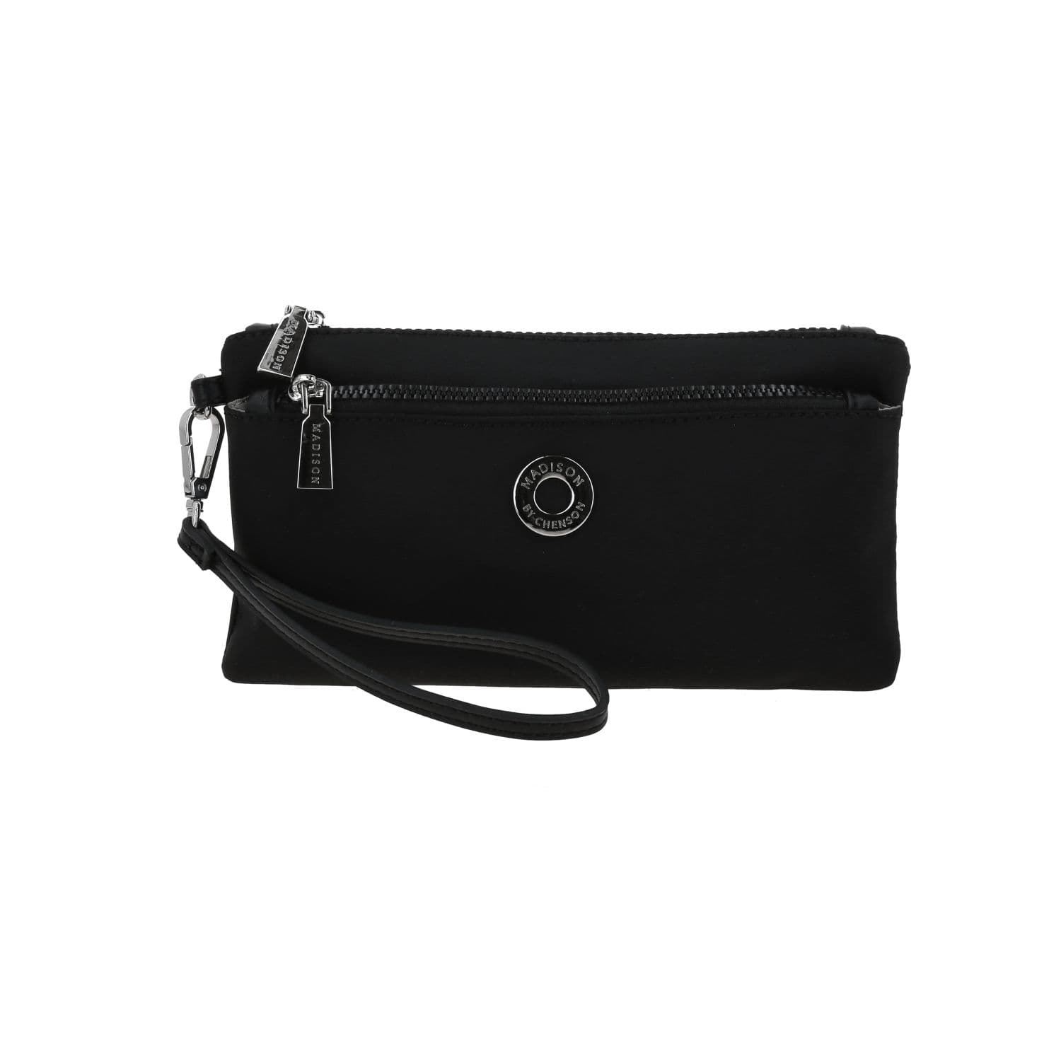 Cartera Madison by Chenson Negra para Dama con Cierre y Estilo Único, modelo MD26029-3