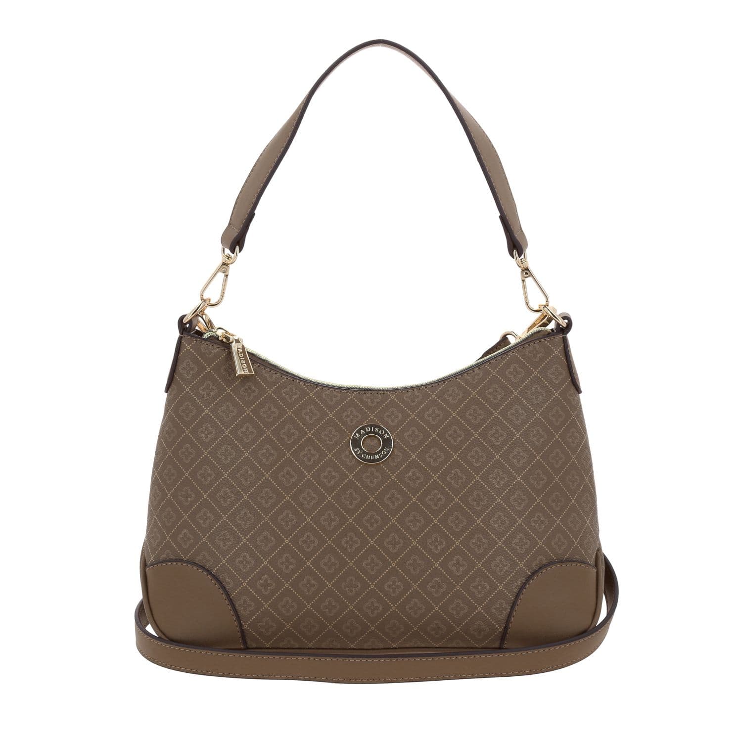 Bolsa de Mano para Dama Madison by Chenson Café - Estilo y Funcionalidad, modelo MD26037-B