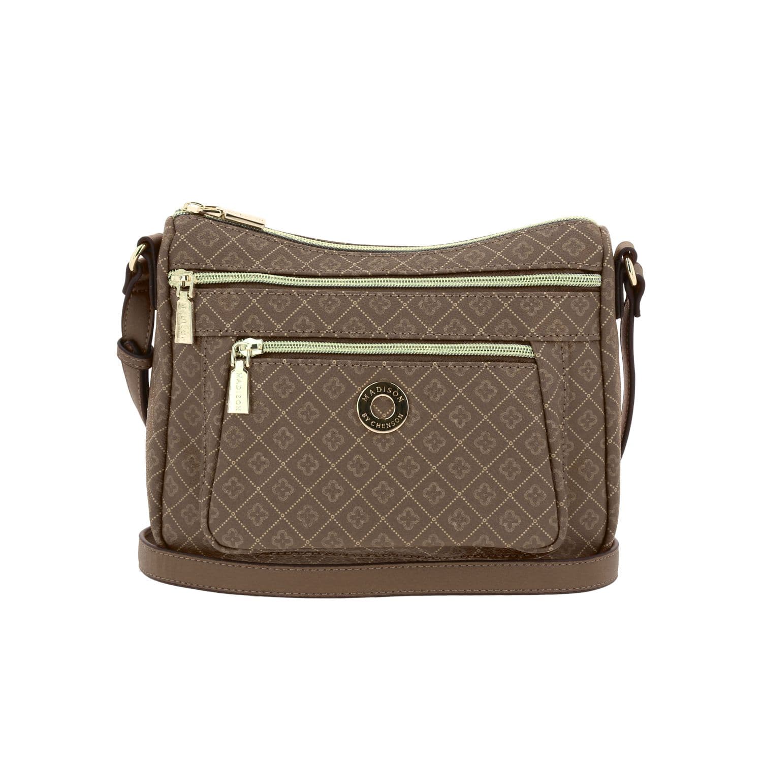 Bolsa de Lado para Dama Madison by Chenson Café Estilo y Funcionalidad, modelo MD26038-B