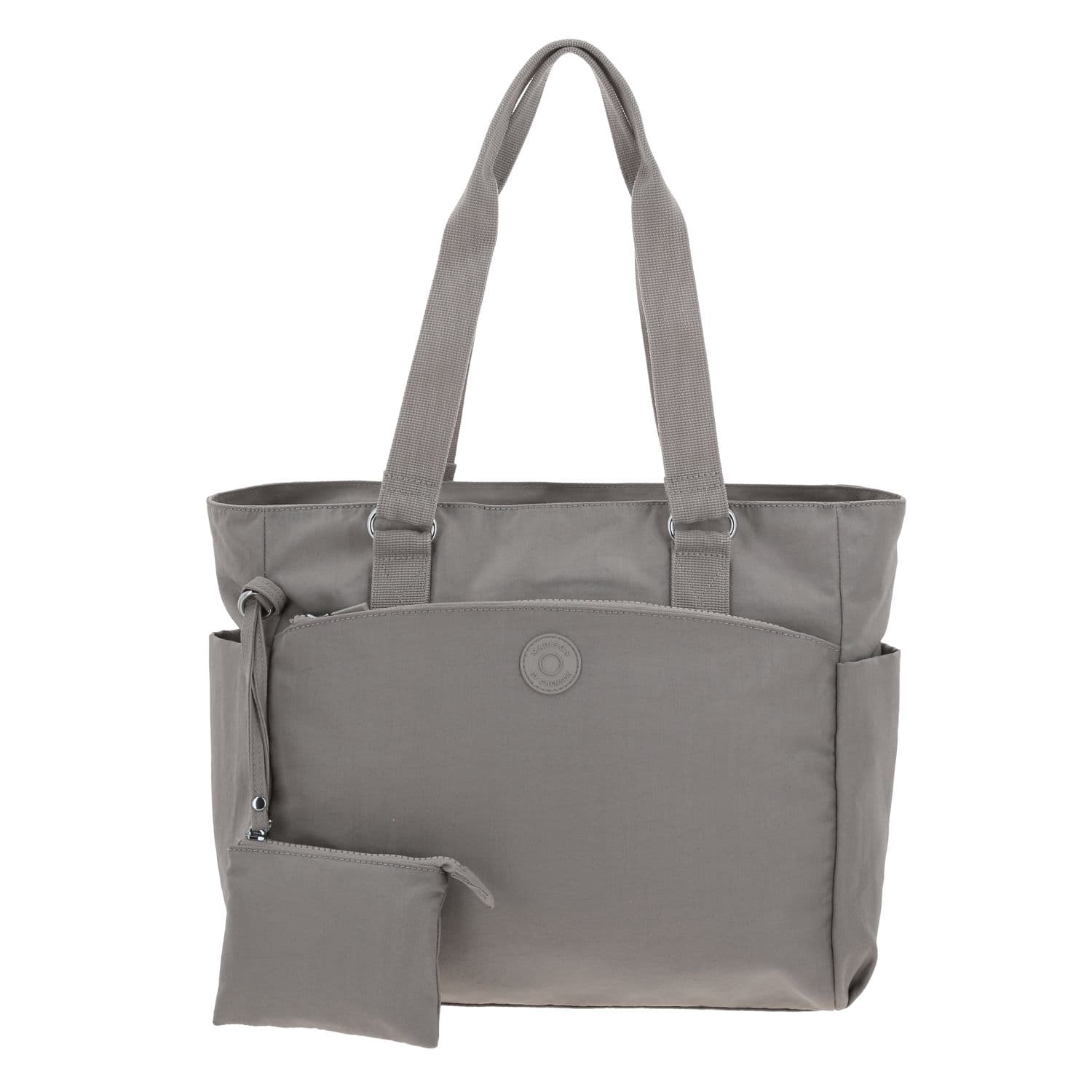 Bolsa Grande Madison Gris para Dama | Tote Casual Trabajo, modelo MD26039-2