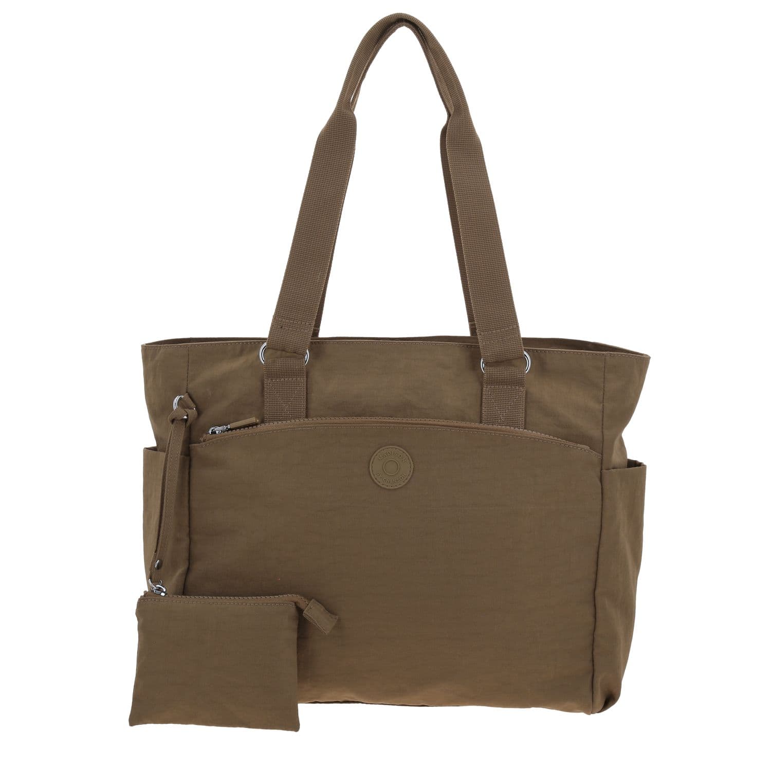 Bolsa Grande Para Dama Madison Café - Bolsa Tote Elegante, modelo MD26039-B
