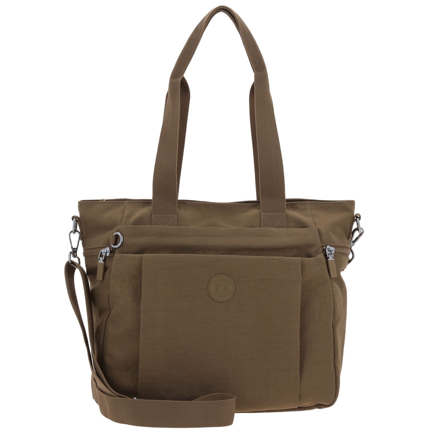Bolsa Grande Madison Café - Tote para Dama con Múltiples Bolsillos, modelo MD26040-B