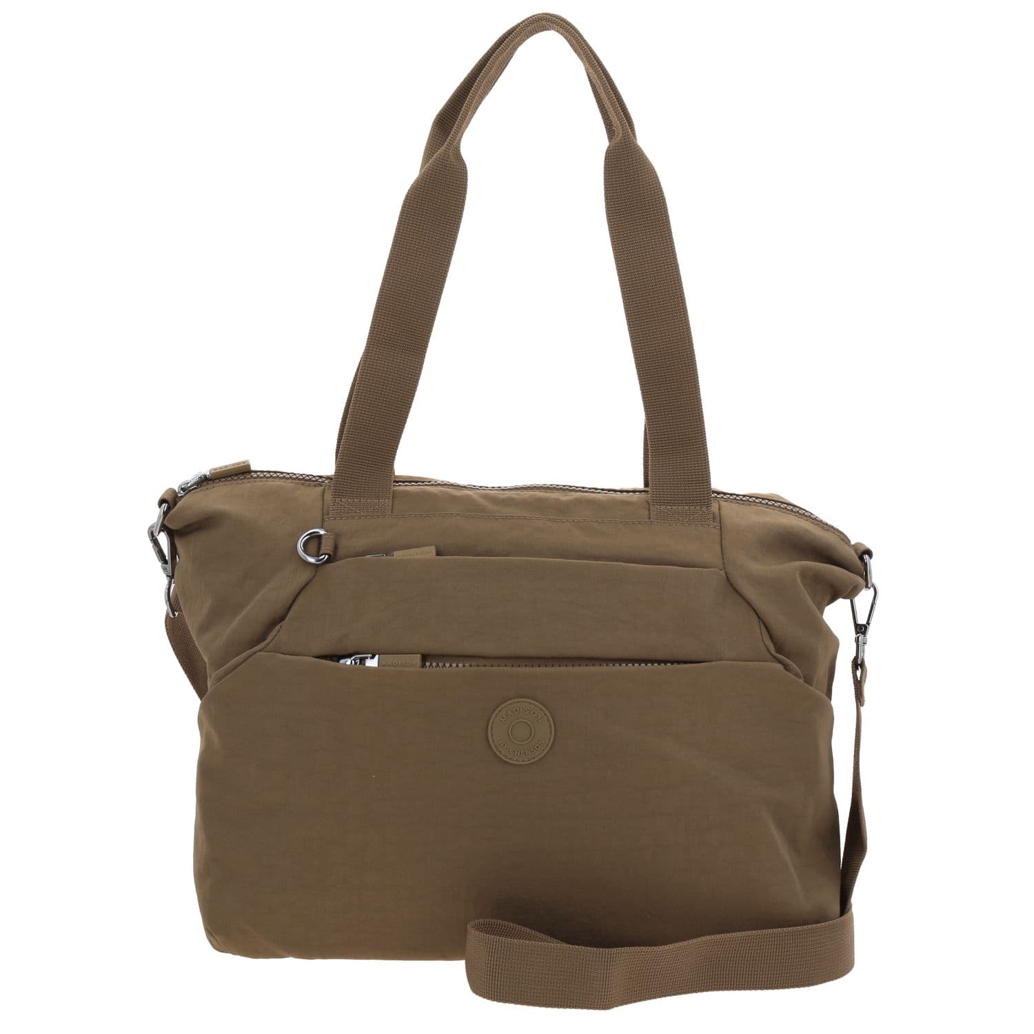 Bolsa Grande Madison Café para Dama - Tote Funcional Trabajo, modelo MD26041-B