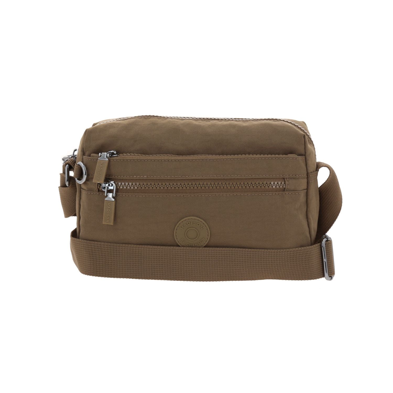 Bolsa de Lado Madison Café | Bandolera para Dama Ajustable, modelo MD26044-B