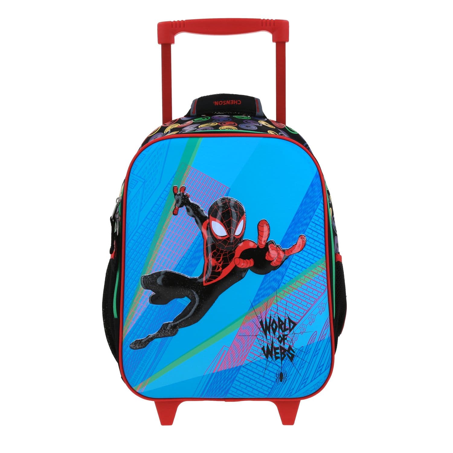 Mochila con Ruedas Miles Morales by Chenson Negro para Niño - Divertida y Duradera, modelo MM70323-3