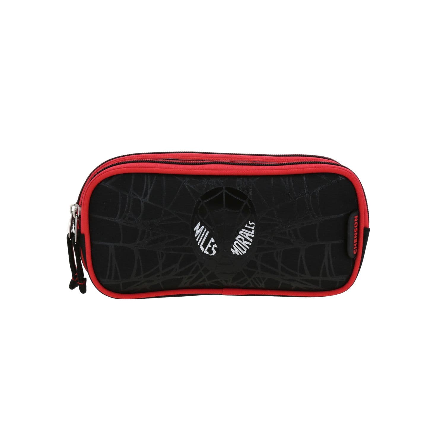 Lapicera Miles Morales Negro Escolar Infantil Chenson, modelo MM70831-3