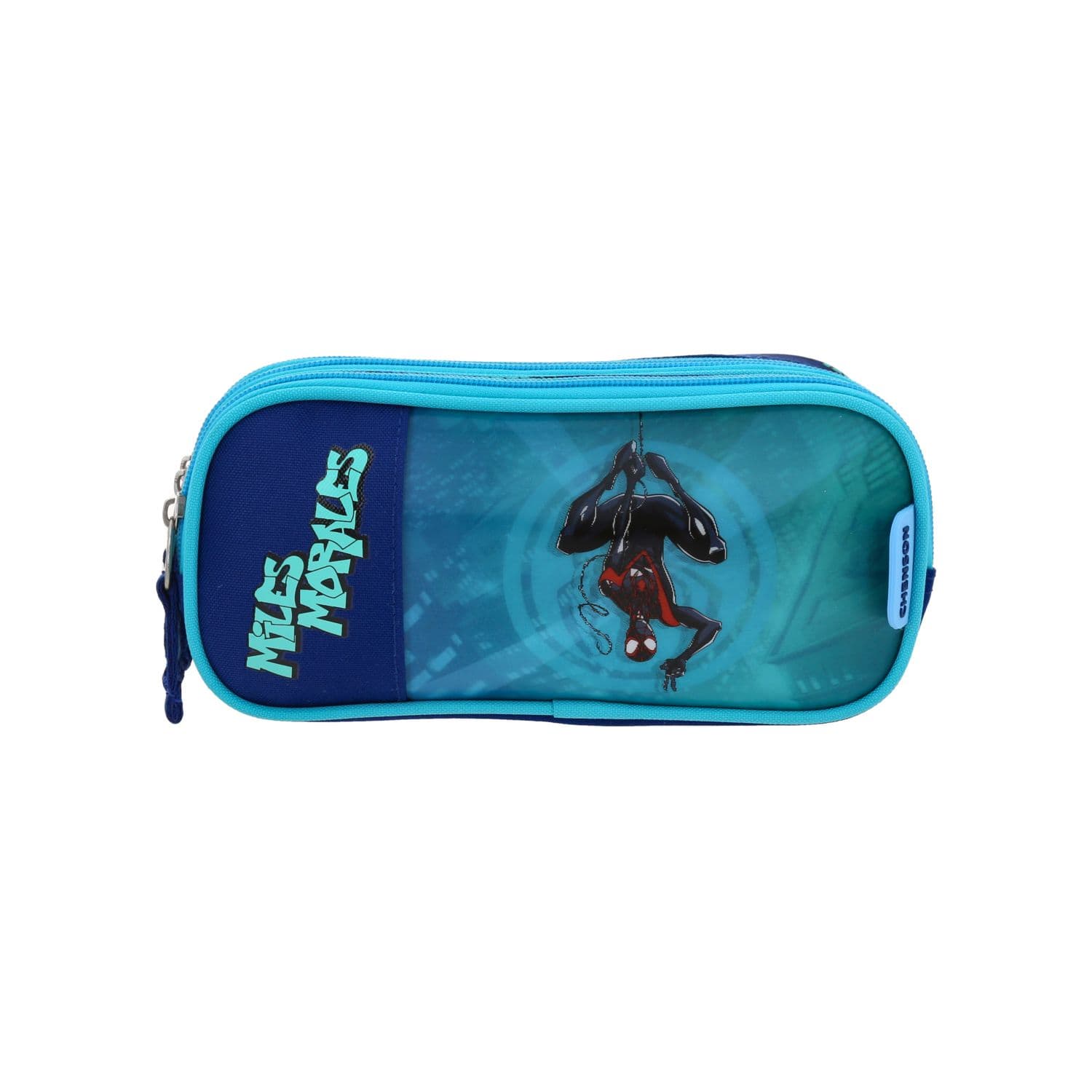 Lapicera Miles Morales Azul Escolar Chenson Niño, modelo MM70885-9