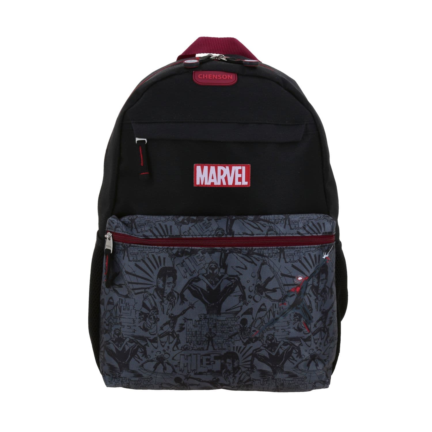 Mochila Escolar Miles Morales Negro Chenson | Backpack Infantil, modelo MM71029-3
