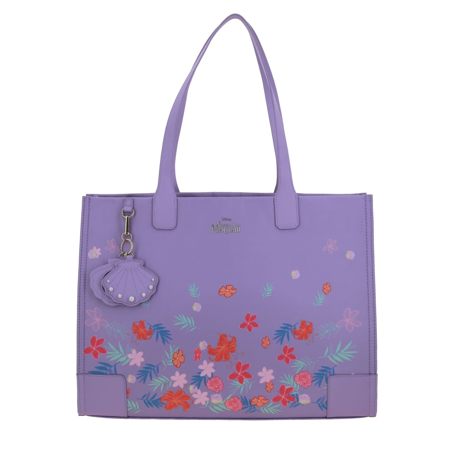 Bolsa grande escolar Princesas Violeta con broche imán - Chenson, modelo PR25001-V