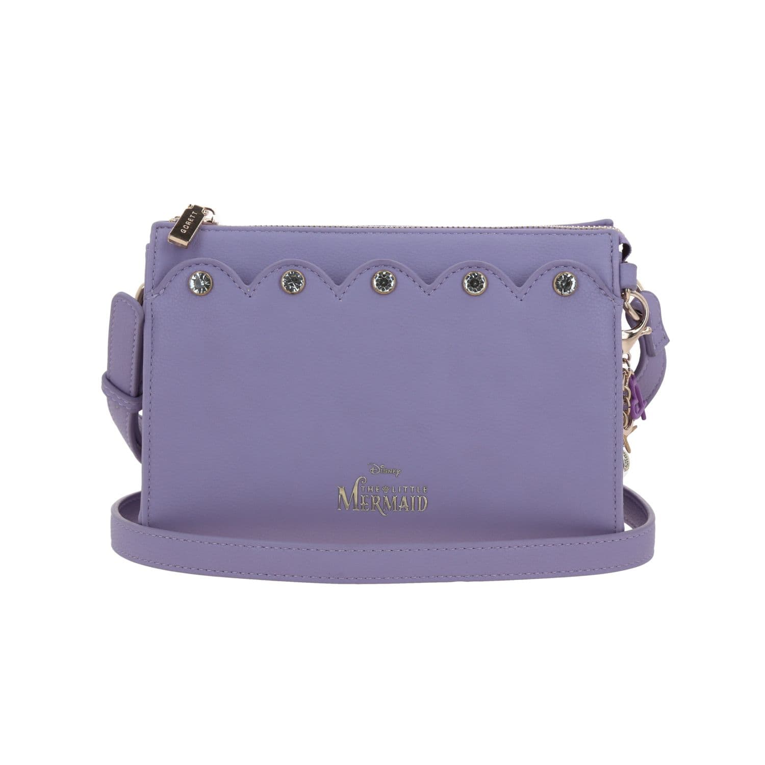 Bolsa de Lado Princesas by Chenson Uva | Bandolera Escolar Niña, modelo PR25003-U