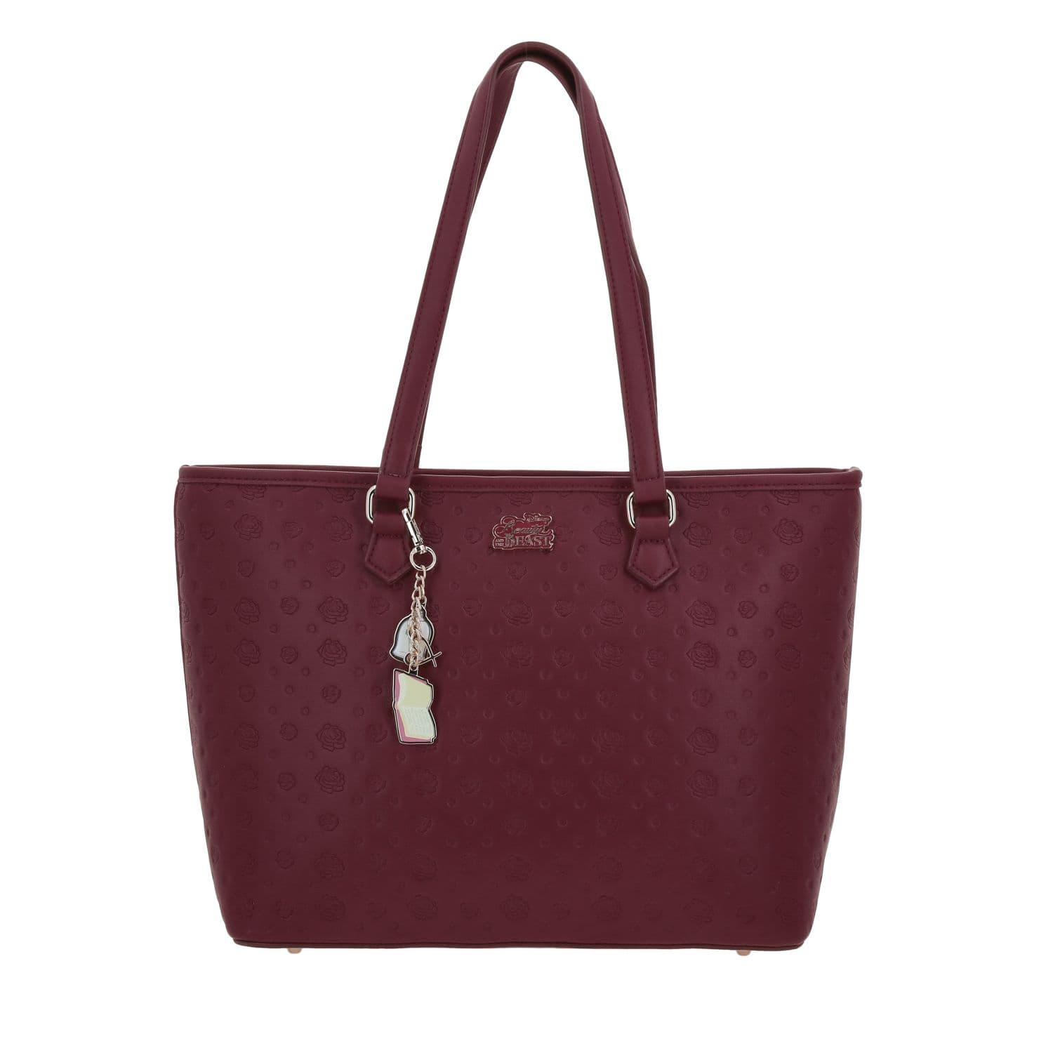 Bolsa grande para dama Princesas by Chenson Magenta para niña escolar, modelo PR26001-M