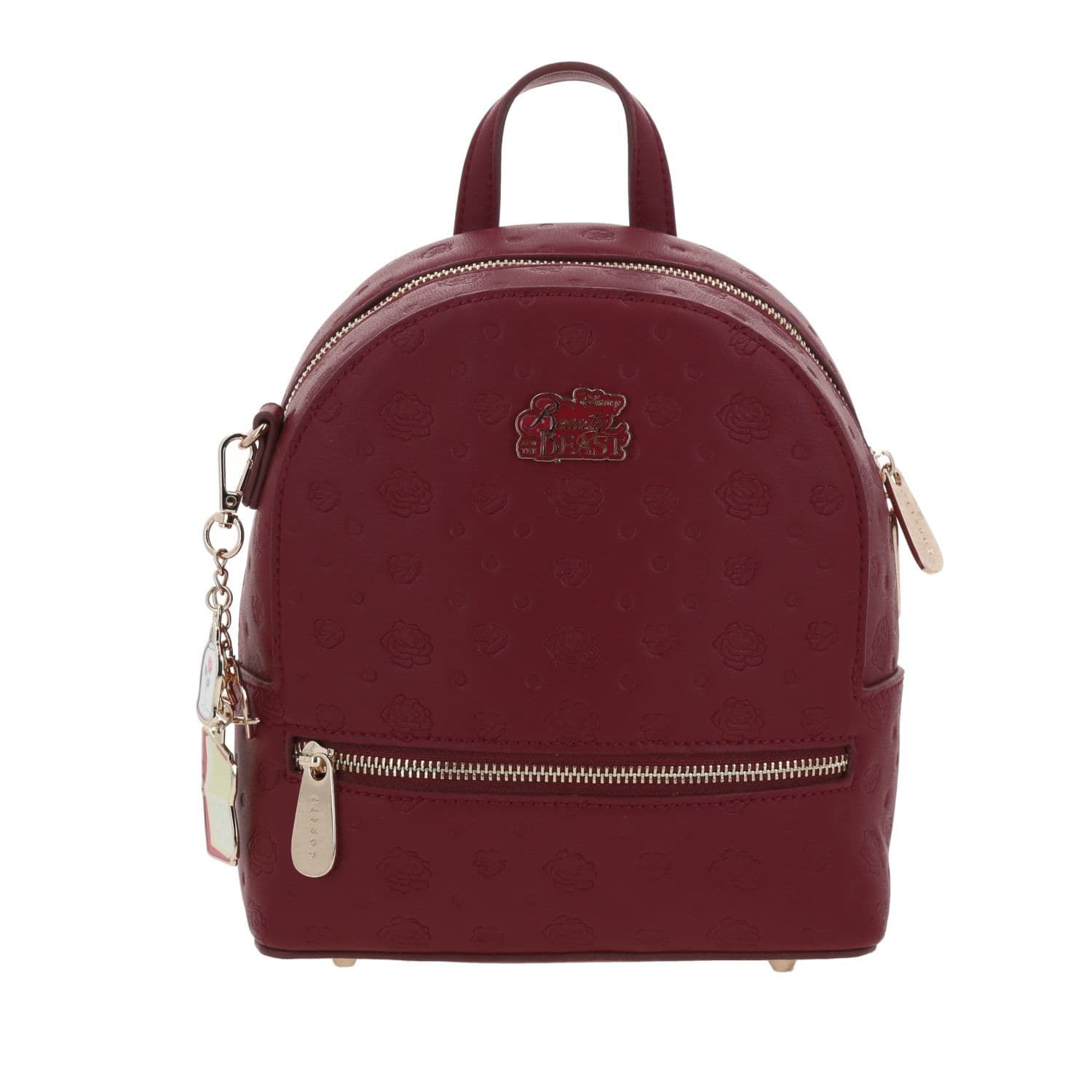 Mochila escolar para niña Princesas by Chenson magenta con múltiples bolsillos, modelo PR26002-M