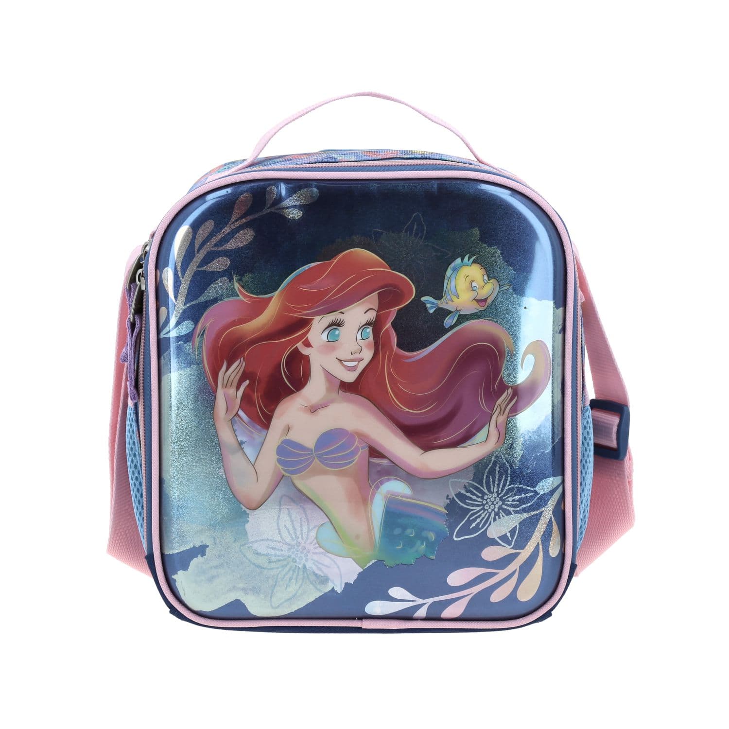 Lonchera escolar Princesas by Chenson azul térmica para niñas, modelo PR70153-9