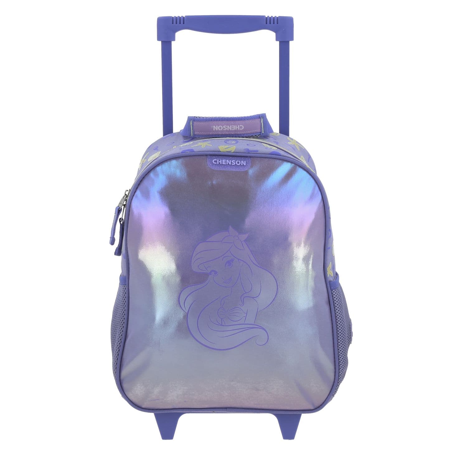 Mochila con Ruedas Princesas by Chenson Violeta para Niña - Diversión y Durabilidad, modelo PR70613-V