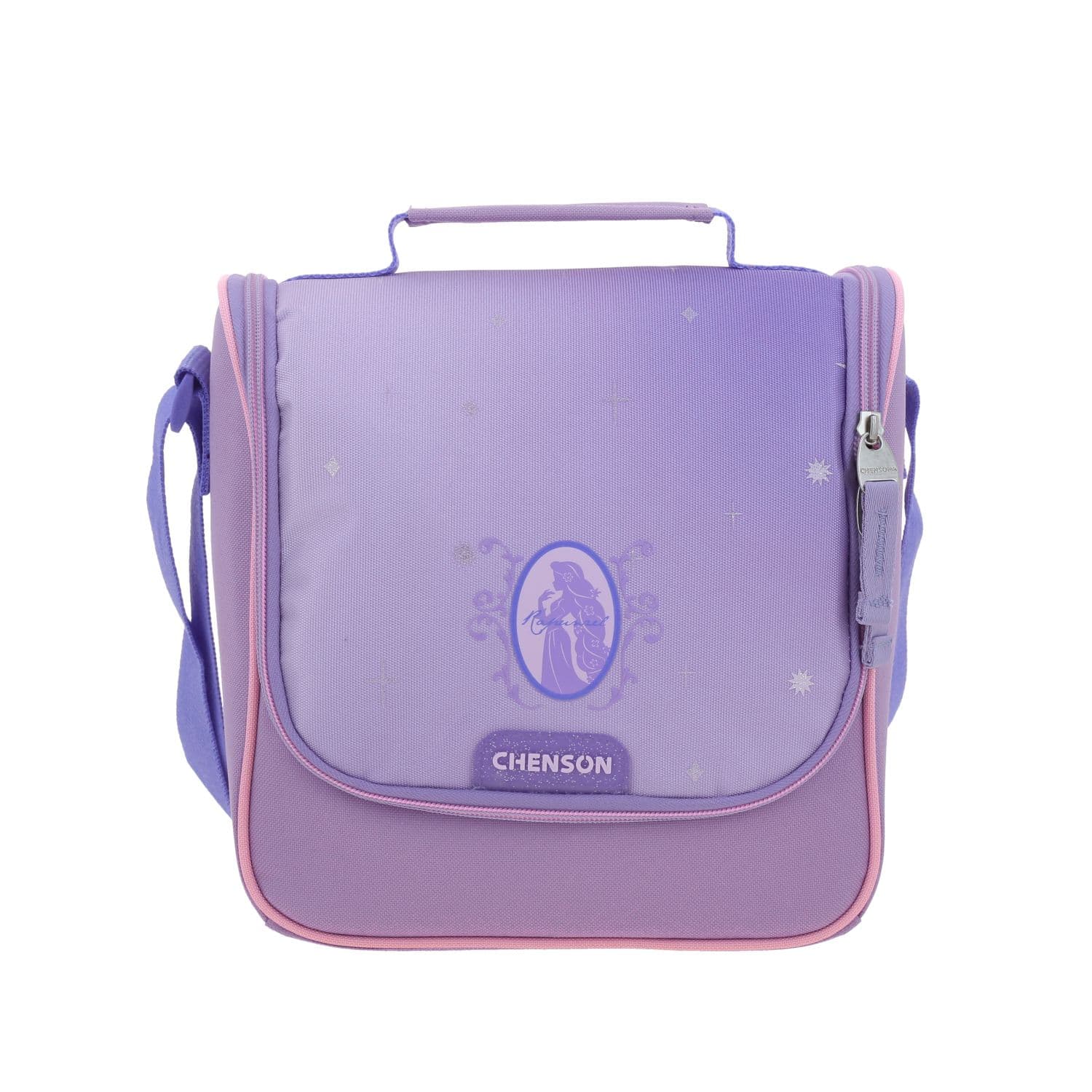 Lonchera Escolar Princesas by Chenson Violeta Térmica para Niña, modelo PR70632-V