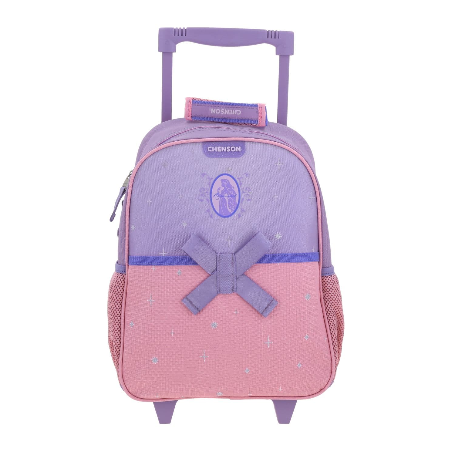 Mochila con Ruedas Princesas by Chenson Violeta para Niña - Diversión y Seguridad, modelo PR70634-V