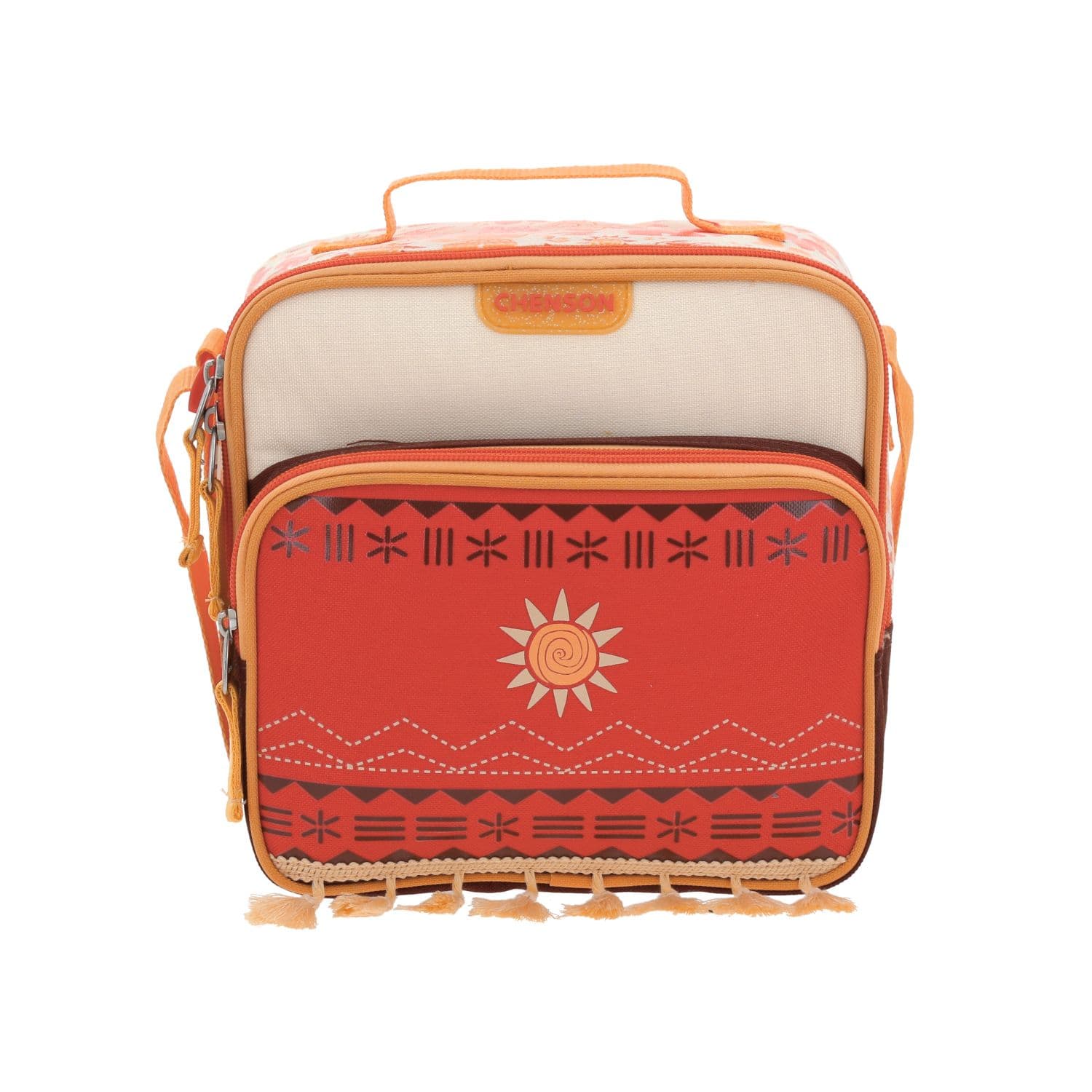 Lonchera escolar térmica Princesas by Chenson Beige para niña - Duradera y divertida, modelo PR70661-E