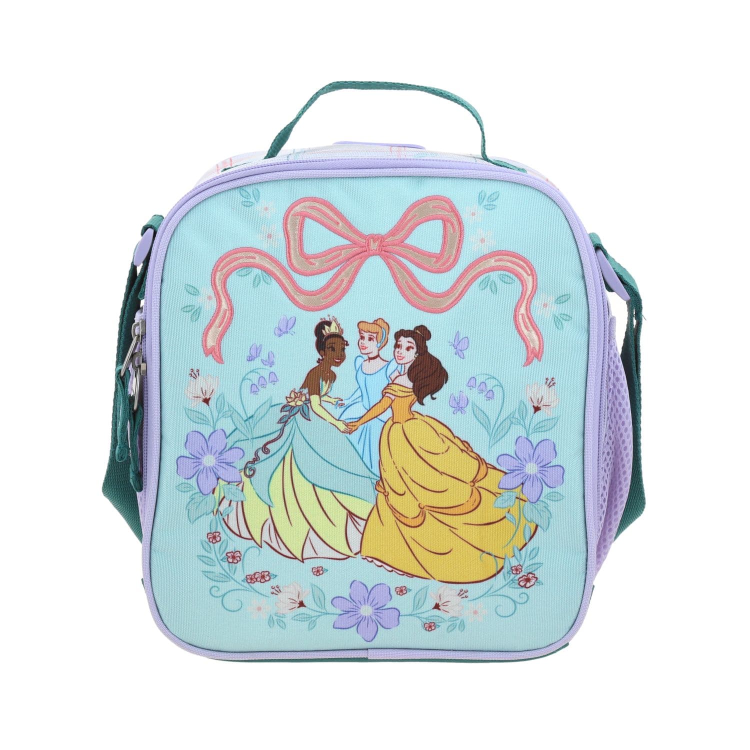 Lonchera Escolar Princesas by Chenson Verde Térmica, modelo PR70787-G