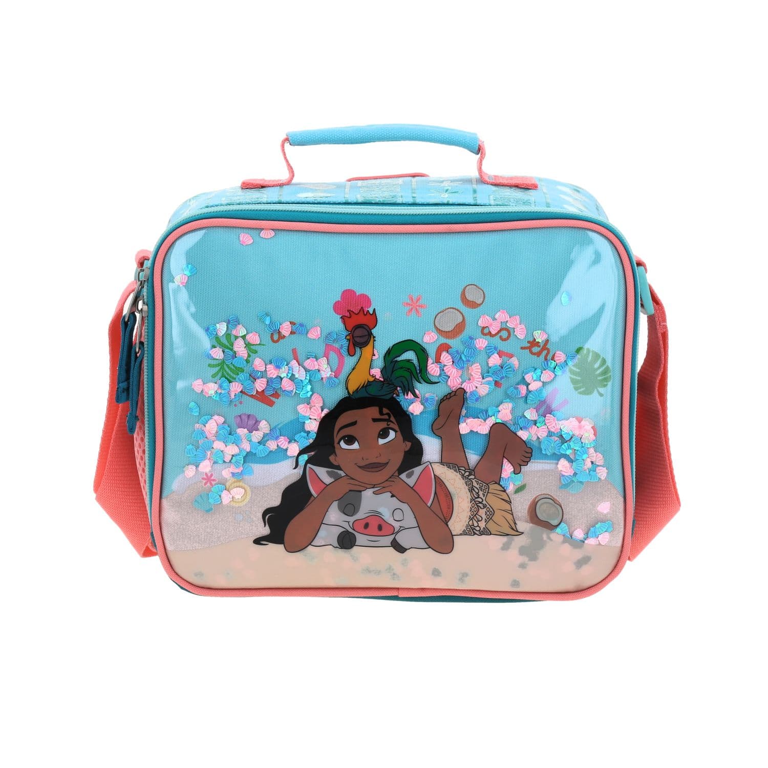 Lonchera Escolar Princesas by Chenson Turquesa Térmica, modelo PR70834-T