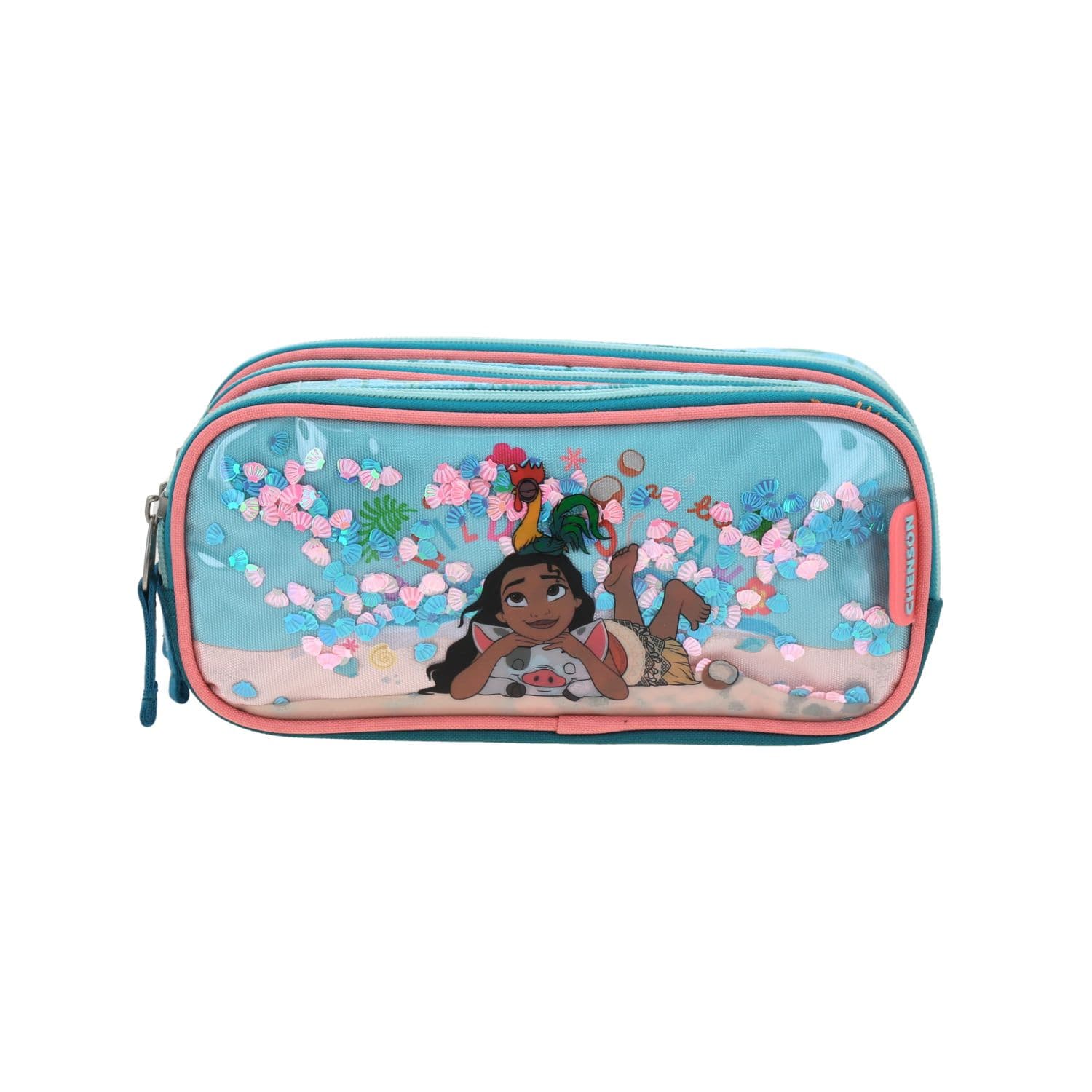 Lapicera Princesas by Chenson Turquesa Escolar Infantil, modelo PR70835-T