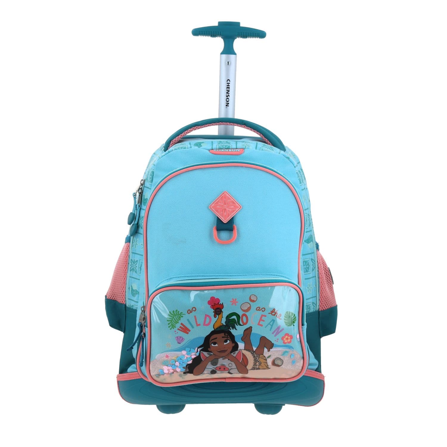 Mochila con Ruedas Princesas by Chenson Turquesa Infantil, modelo PR70836-T