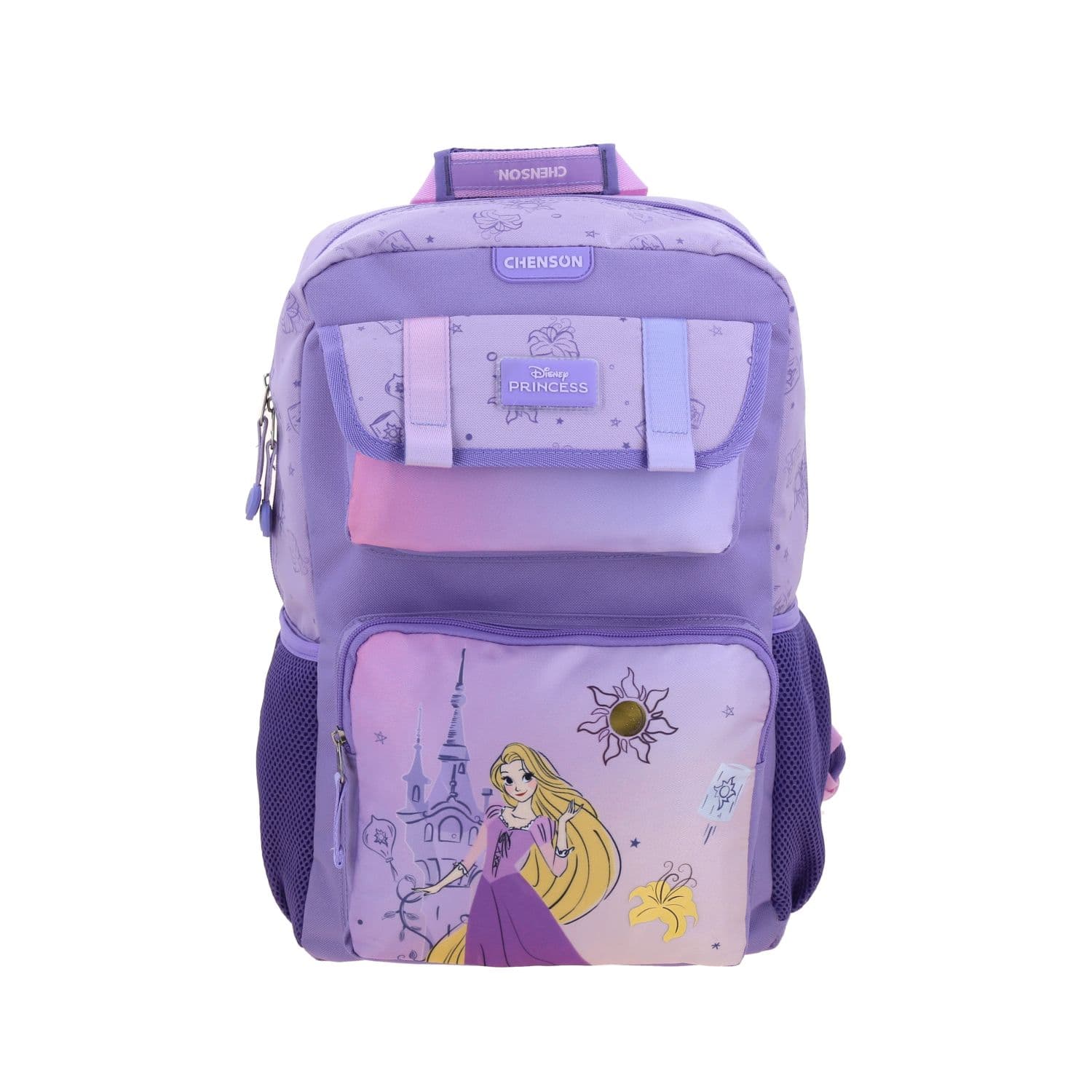 Mochila Escolar Princesas by Chenson Violeta para Niña, modelo PR71113-V