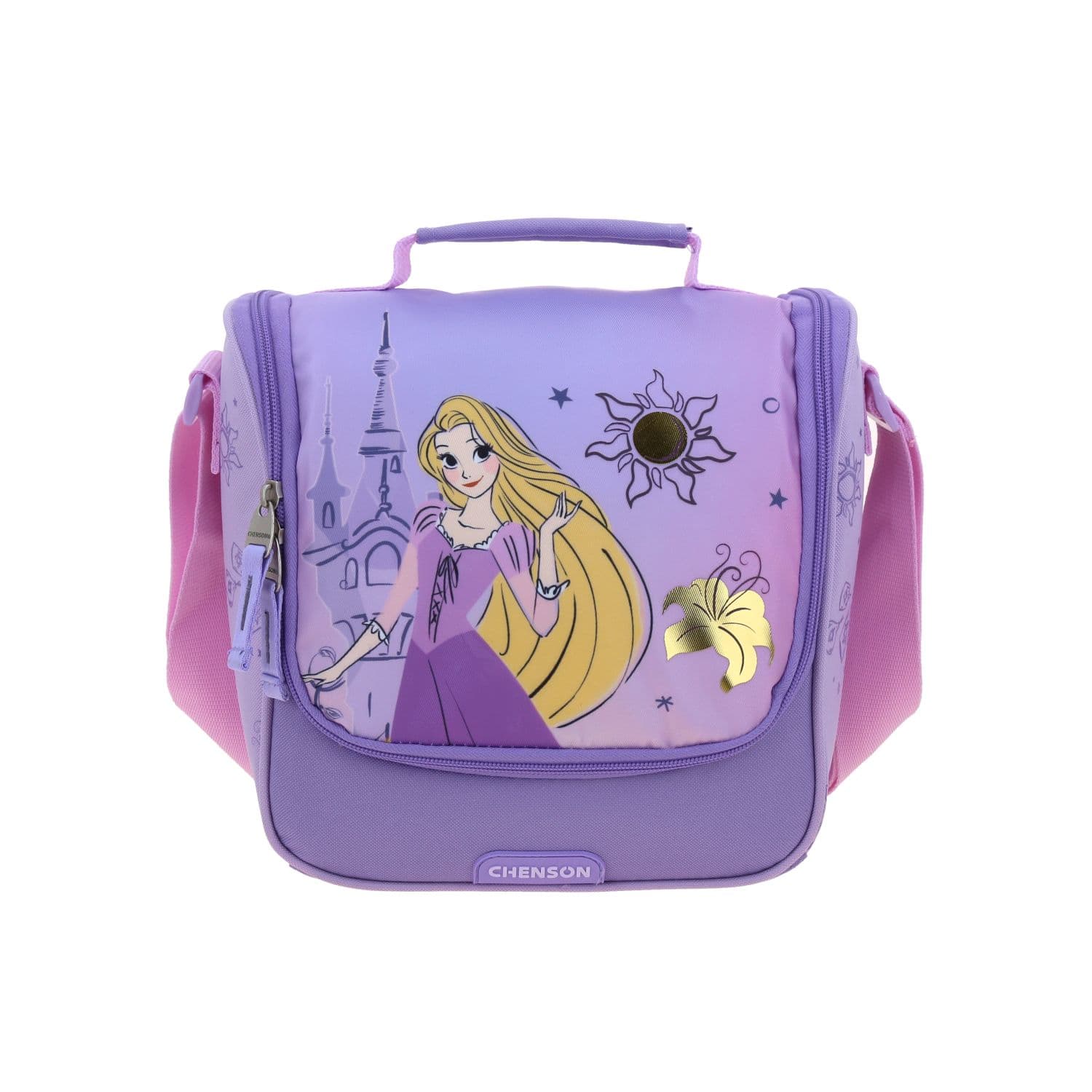 Lonchera Escolar Térmica Princesas Violeta - Chenson, modelo PR71114-V
