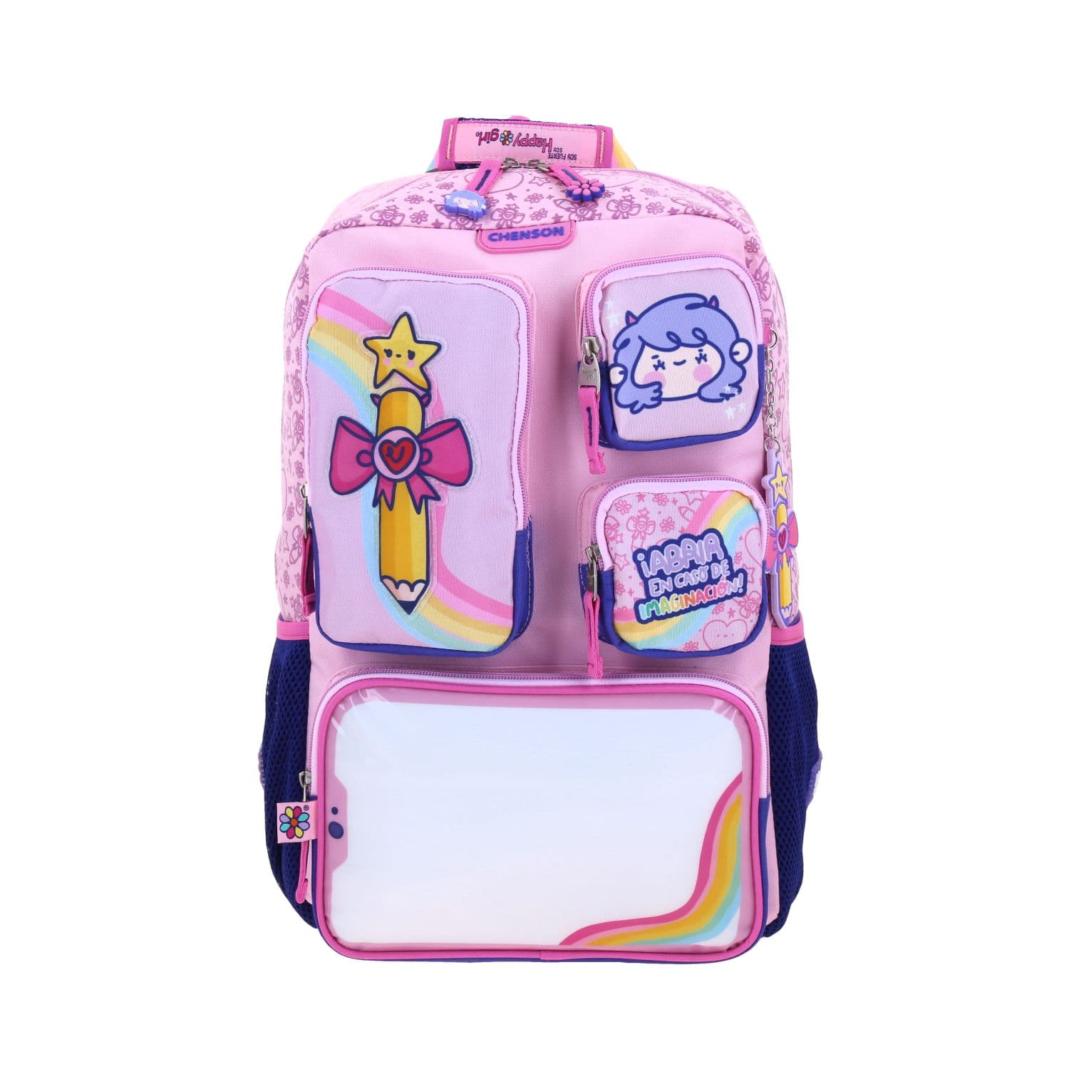 Mochila Escolar Vania Bachur Azul para Niña | Chenson, modelo VB71056-9