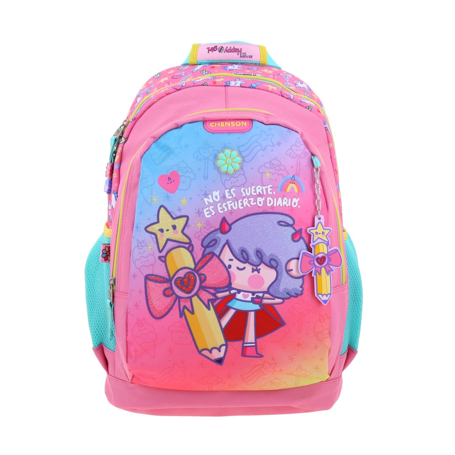Mochila Escolar Vania Bachur Rosa para Niña | Backpack Infantil, modelo VB71092-P