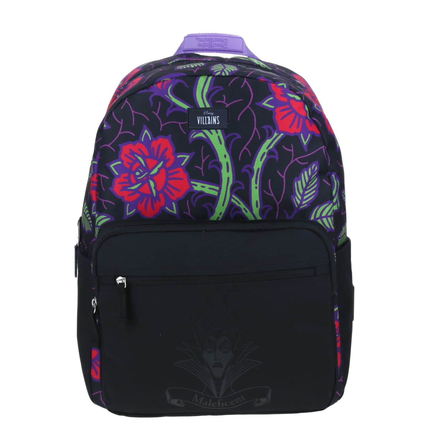 Mochila juvenil Villanas by Chenson negra con amplio compartimento, modelo VI65717-3
