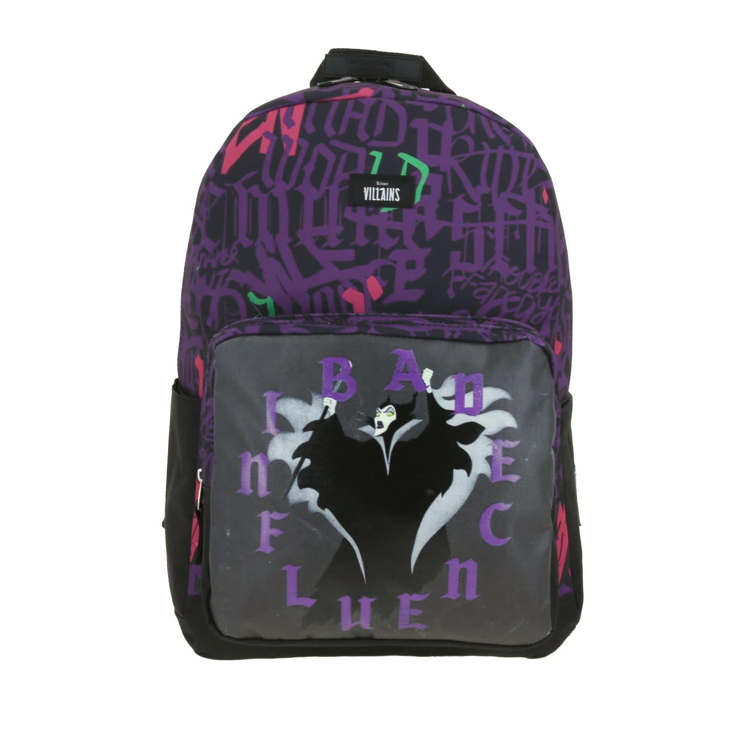 Mochila juvenil Villanas by Chenson negra con amplio compartimento, modelo VI66206-3