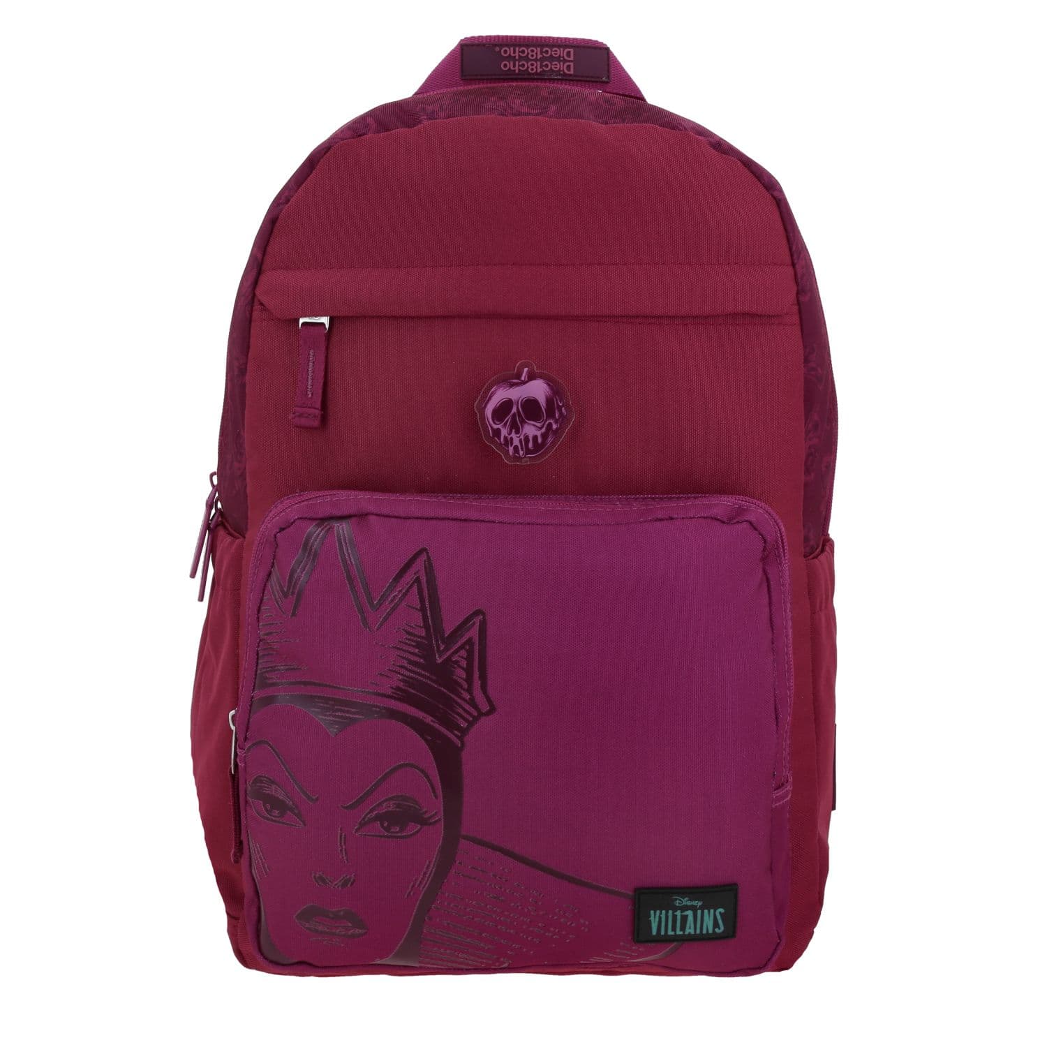 Mochila para mujer Villanas by Chenson magenta con triple bolsillo frontal, modelo VI70728-M